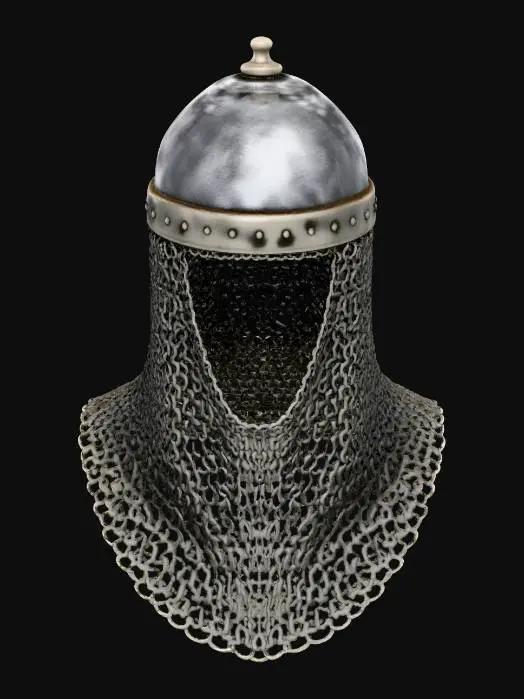 3D model for Chainmail Helm