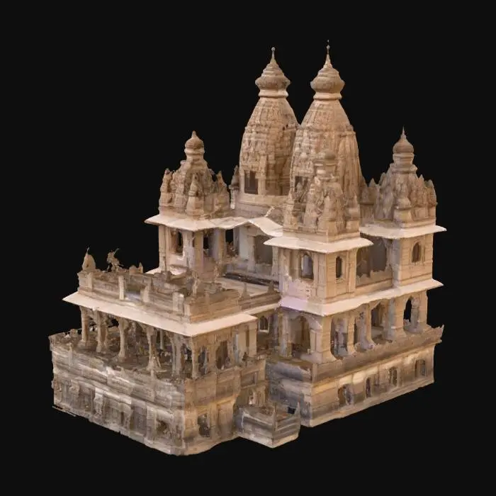 3D model for Temple naulakha