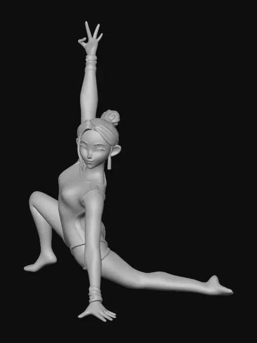 3D model for Crimson Dancer