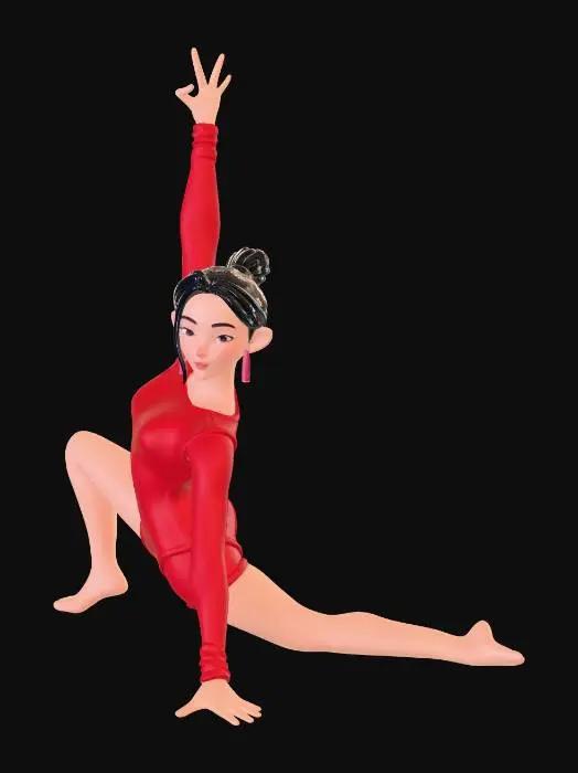 3D model for Crimson Dancer