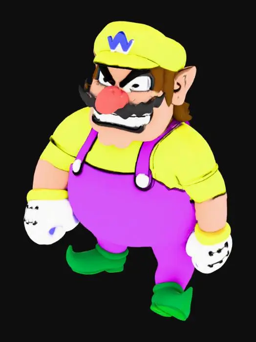3D model for Wario