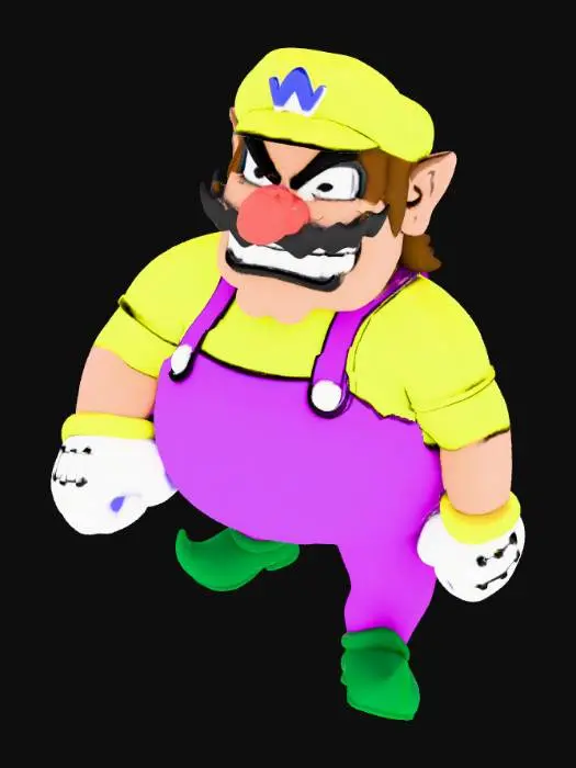 3D model for Wario