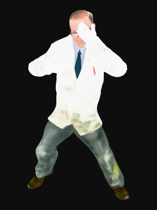3D model for Scientist's Gesture