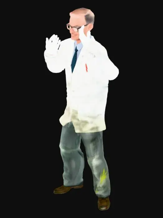 3D model for Scientist's Gesture