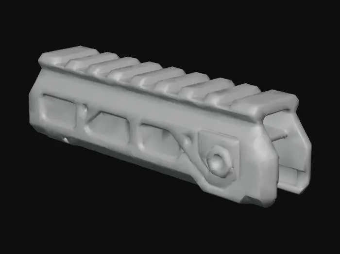 3D model for Tactical Rail Attachment
