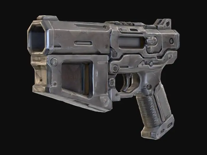 3D model for Futuristic Blaster Receiver
