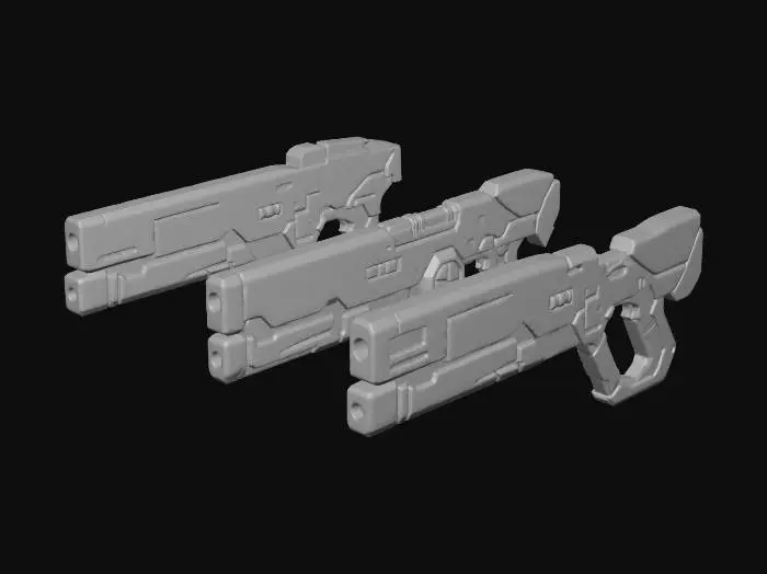 3D model for Futuristic Toy Guns
