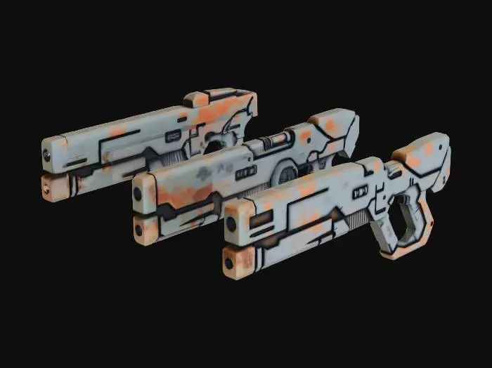 3D model for Futuristic Toy Guns