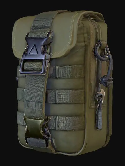 3D model for Tactical Pouch, #PBR#