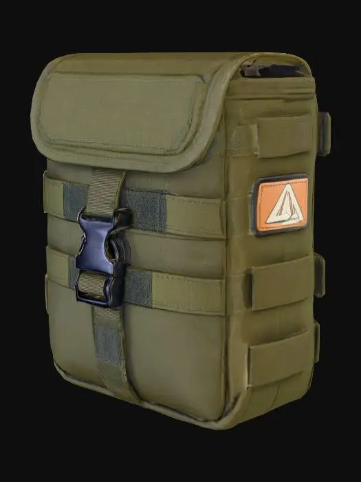 3D model for Tactical Gear Pouch, #PBR#