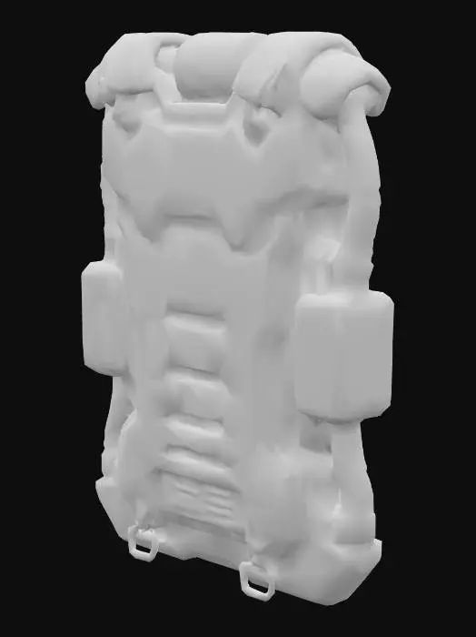 3D model for Tactical Pack Module, #PBR#