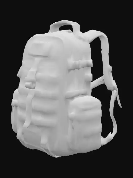 3D model for Tactical Gear Backpack, #PBR#