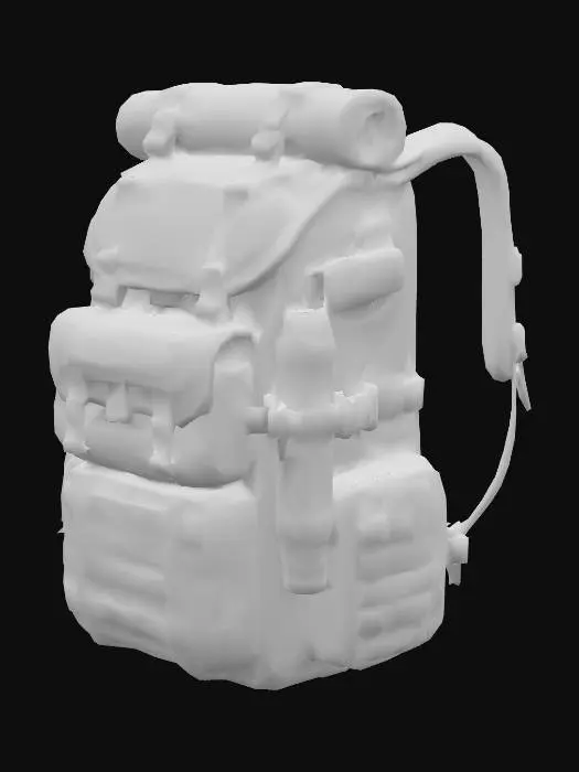 3D model for Tactical Backpack 1T