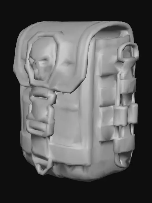 3D model for Skull Satchel, #villain#