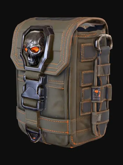 3D model for Skull Satchel, #villain#