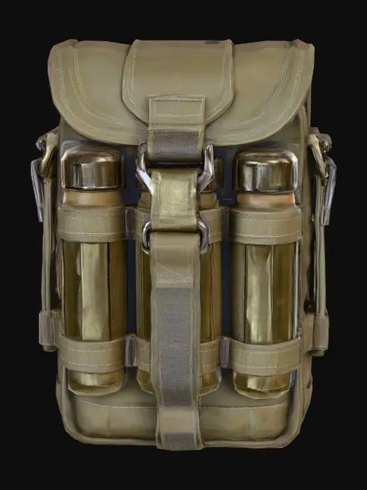 3D model for Tactical Cylinder Pouch
