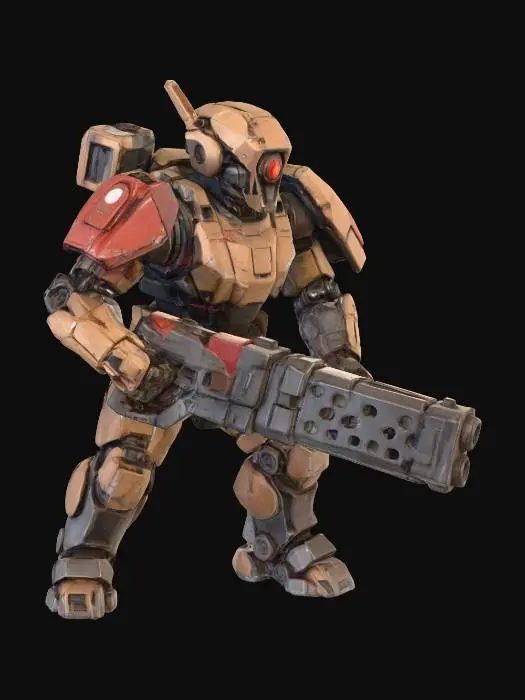 3D model for Heavy Fire Warrior/Titan Pilot Mash-up