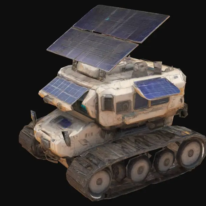 3D model for Solar-Powered Rover