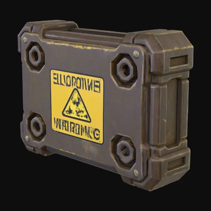 3D model for Explosive Crate