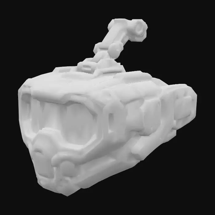 3D model for Tactical Visor Module