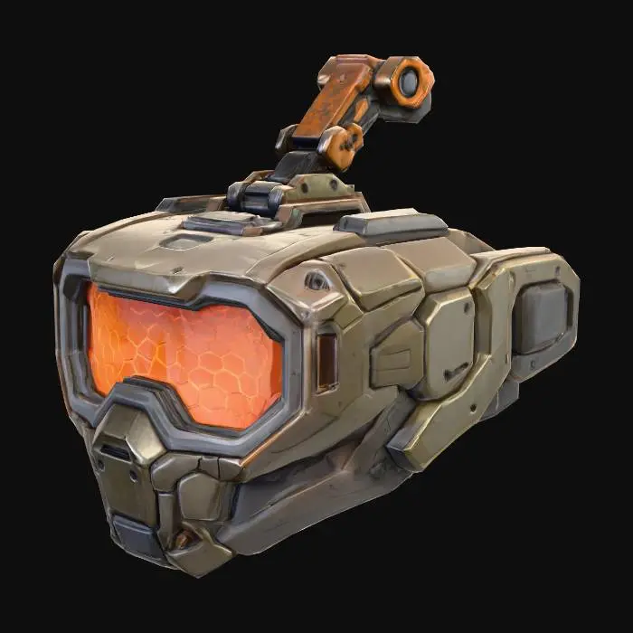 3D model for Tactical Visor Module
