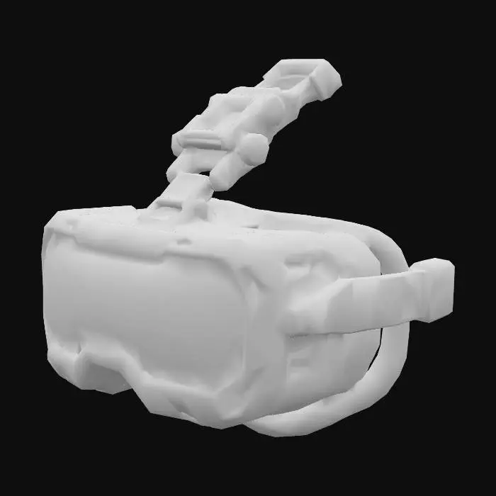 3D model for Futuristic Tactical Goggles