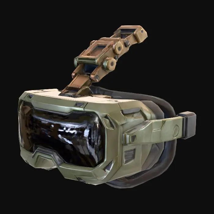 3D model for Futuristic Tactical Goggles