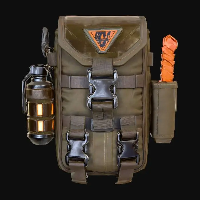 3D model for Tactical Gear Pack