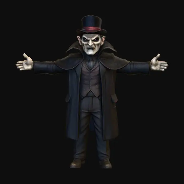 3D model for Vampire's Gaze, #villain#