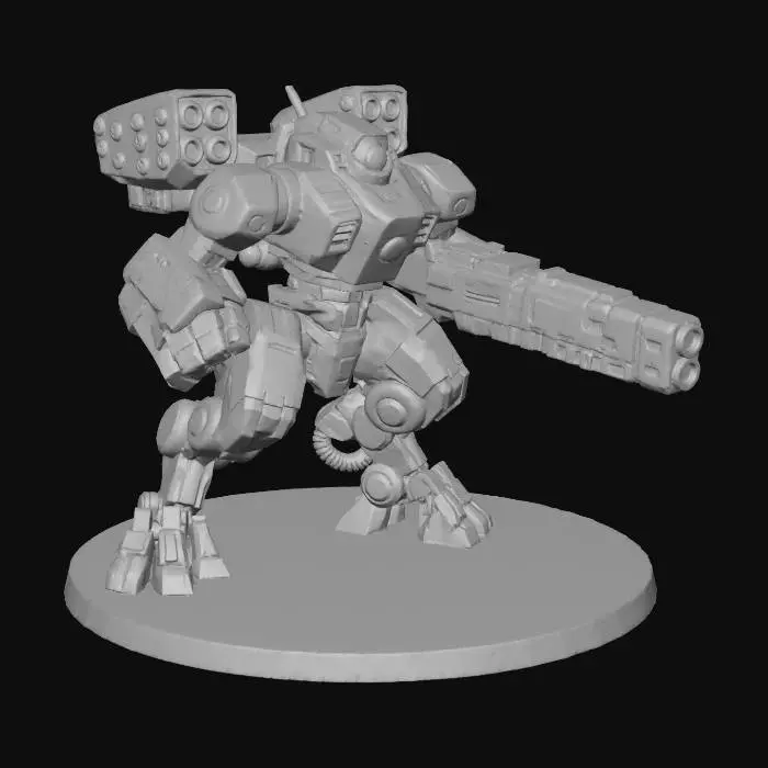 3D model for Desert Mech Titan