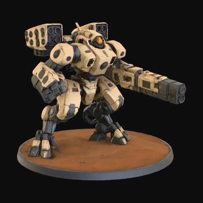 3D model for Desert Mech Titan