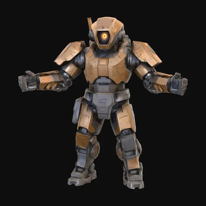 3D model for Fire Warrior/Titan Pilot Mash-up
