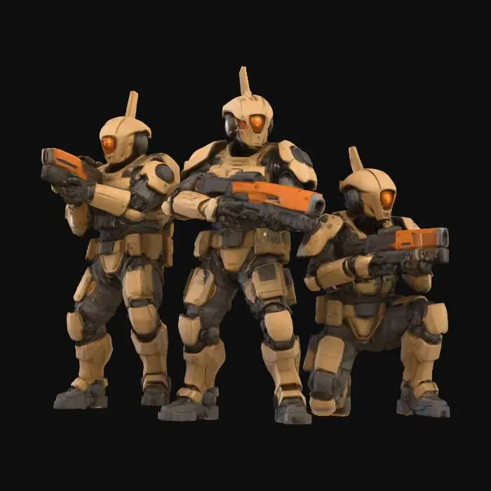 3D model for Tau Gue'Vesa/Titan Pilot Mash-up