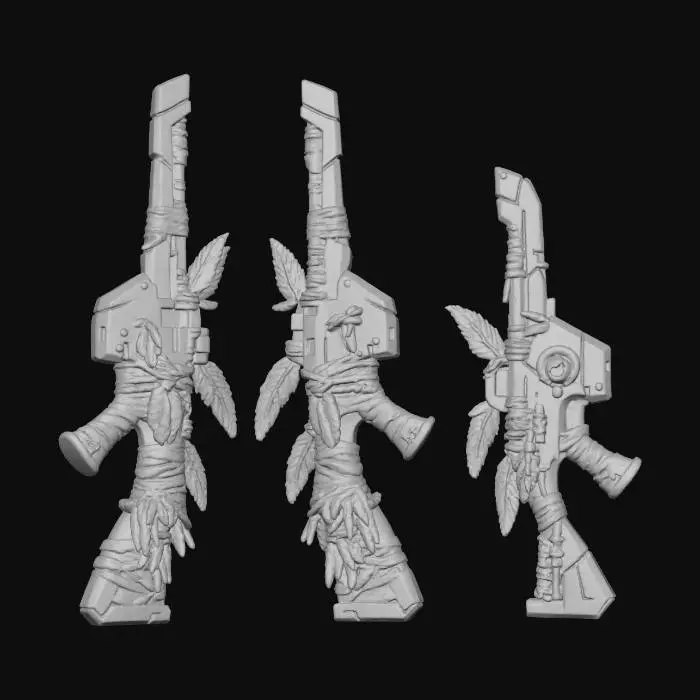3D model for Tribal Tech Rifle