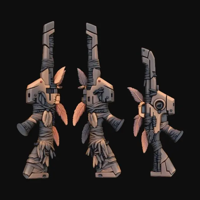 3D model for Tribal Tech Rifle
