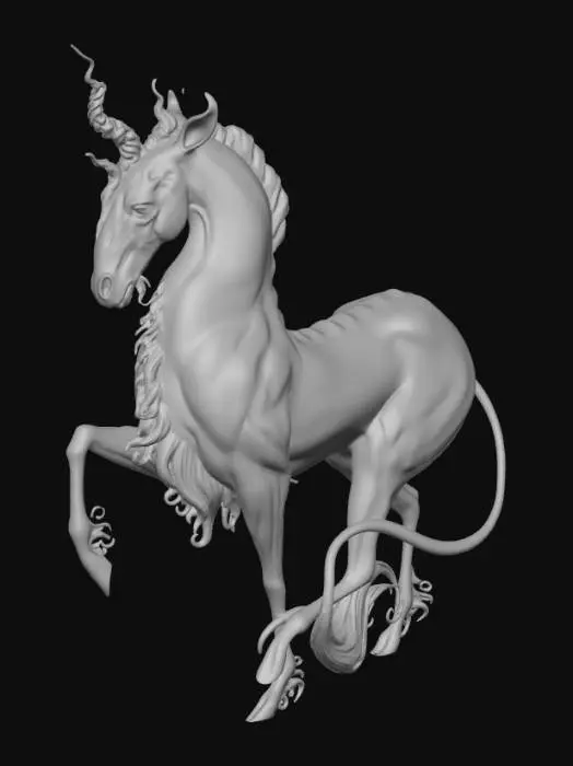 3D model for Emerald Unicorn