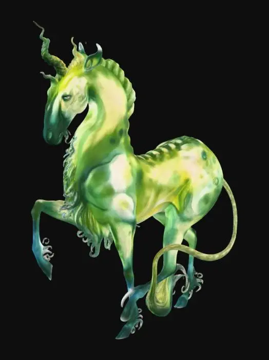 3D model for Emerald Unicorn