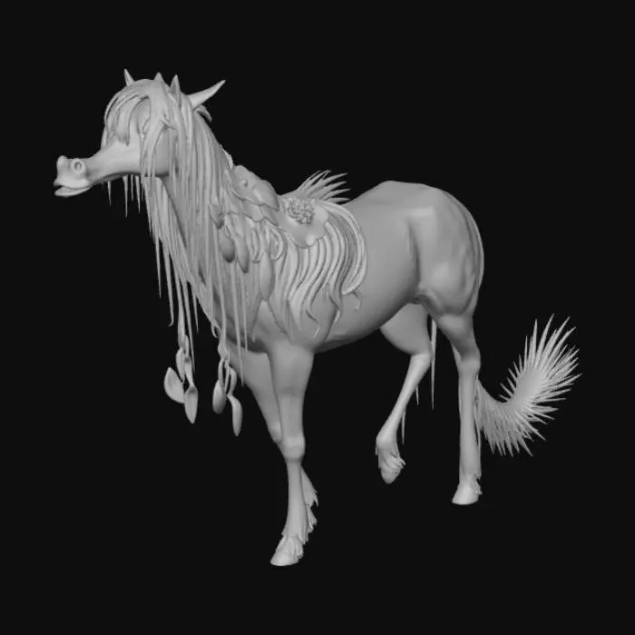 3D model for Leaf Crowned Horse