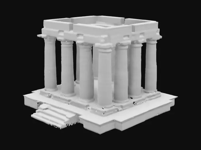 3D model for древняя реликтовая постройка. Смесь древней архитектуры египта и вавилона. Высокая детализация, высокое качество текстуры и четкость