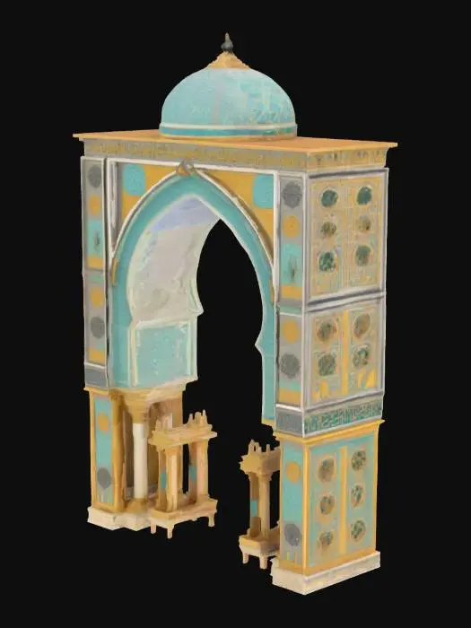 3D model for arab medieval triumphal arc