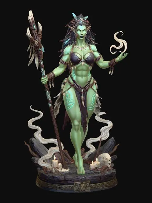 3D model for Verdant Enchantress of the Bone Altar