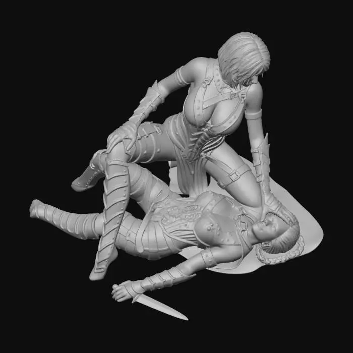 3D model for Midnight Duel in the Iron Court