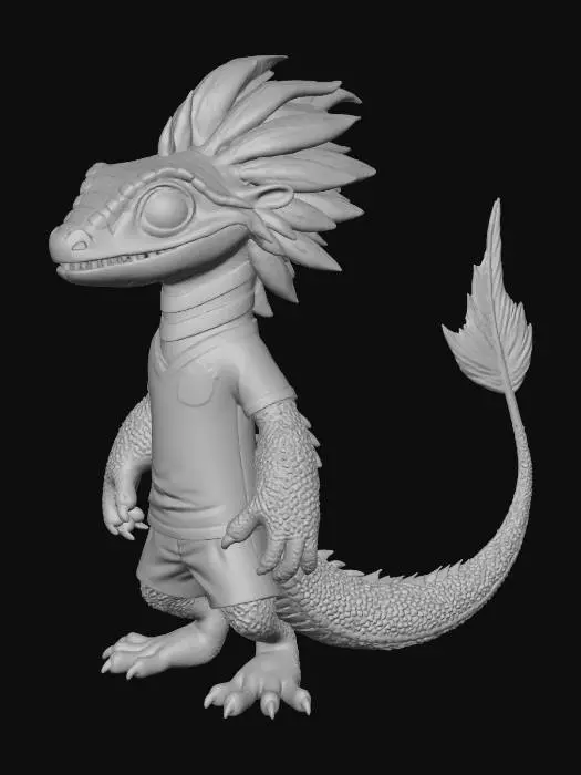 3D model for Soccer Lizard Champion