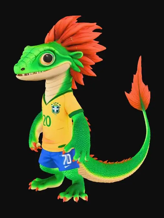 3D model for Soccer Lizard Champion
