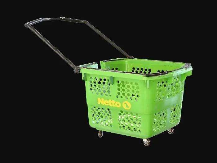 3D model for Green Grocery Basket