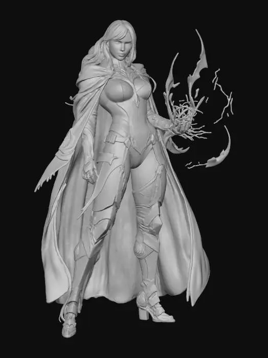 3D model for Electro Sorceress