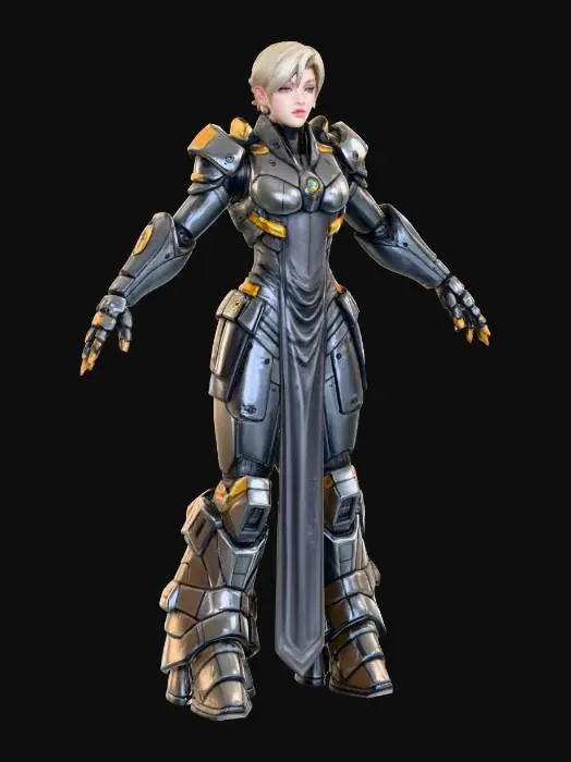 3D model for Cybernetic Sentinel