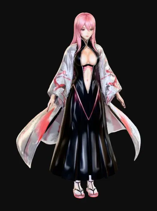 3D model for Swordswoman Spirit