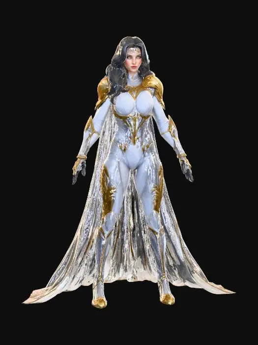 3D model for 1st Solarian Empress Shaunte