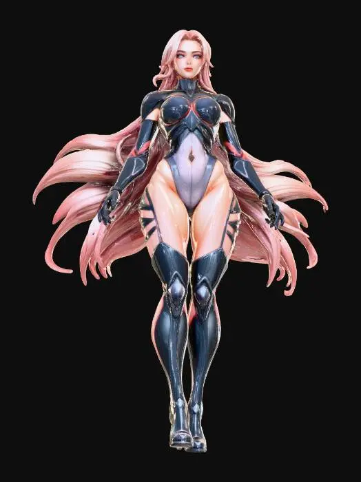 3D model for Cyber Valkyrie